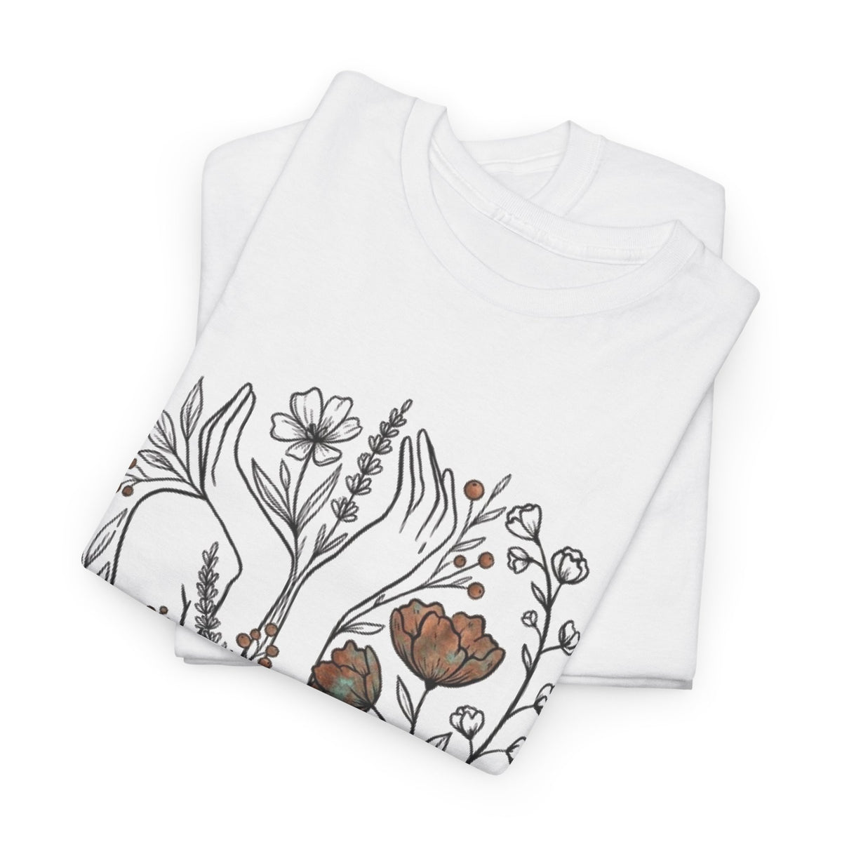 Floral Ballet Shoes Tee — Botanical Pointe Dance Shirt