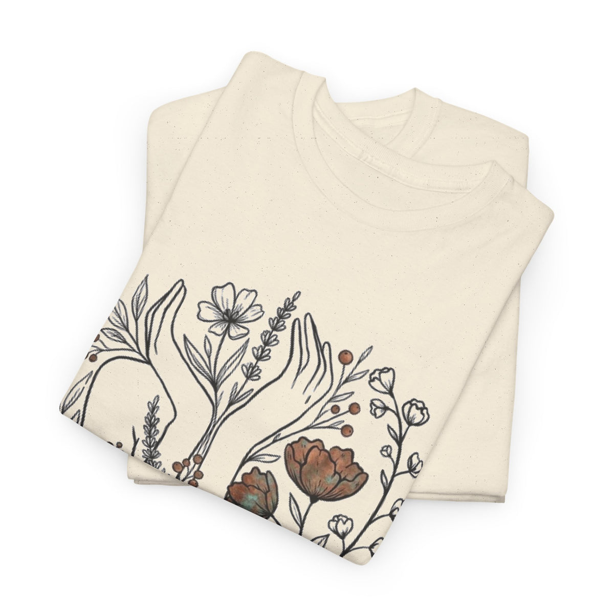 Floral Ballet Shoes Tee — Botanical Pointe Dance Shirt