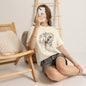 Floral Ballet Shoes Tee — Botanical Pointe Dance Shirt