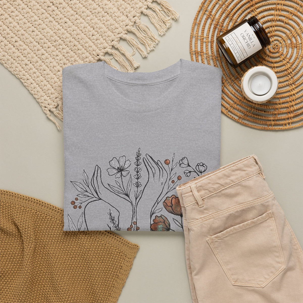Floral Ballet Shoes Tee — Botanical Pointe Dance Shirt