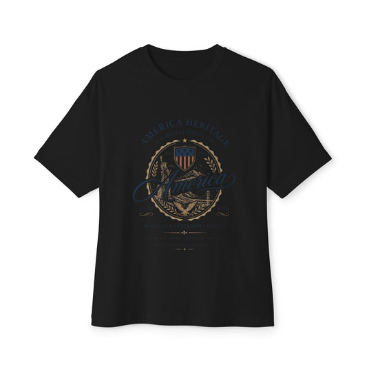 Vintage Aviation Tee — Classic Airforce Crest Oversized T‑Shirt
