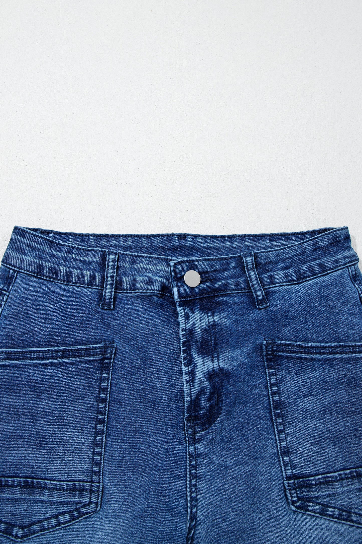 Black Frayed Cropped Barrel Jeans